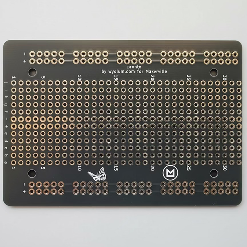 Makerville Pronto - MB-102 Breadboard Companion PCB | 5 pieces