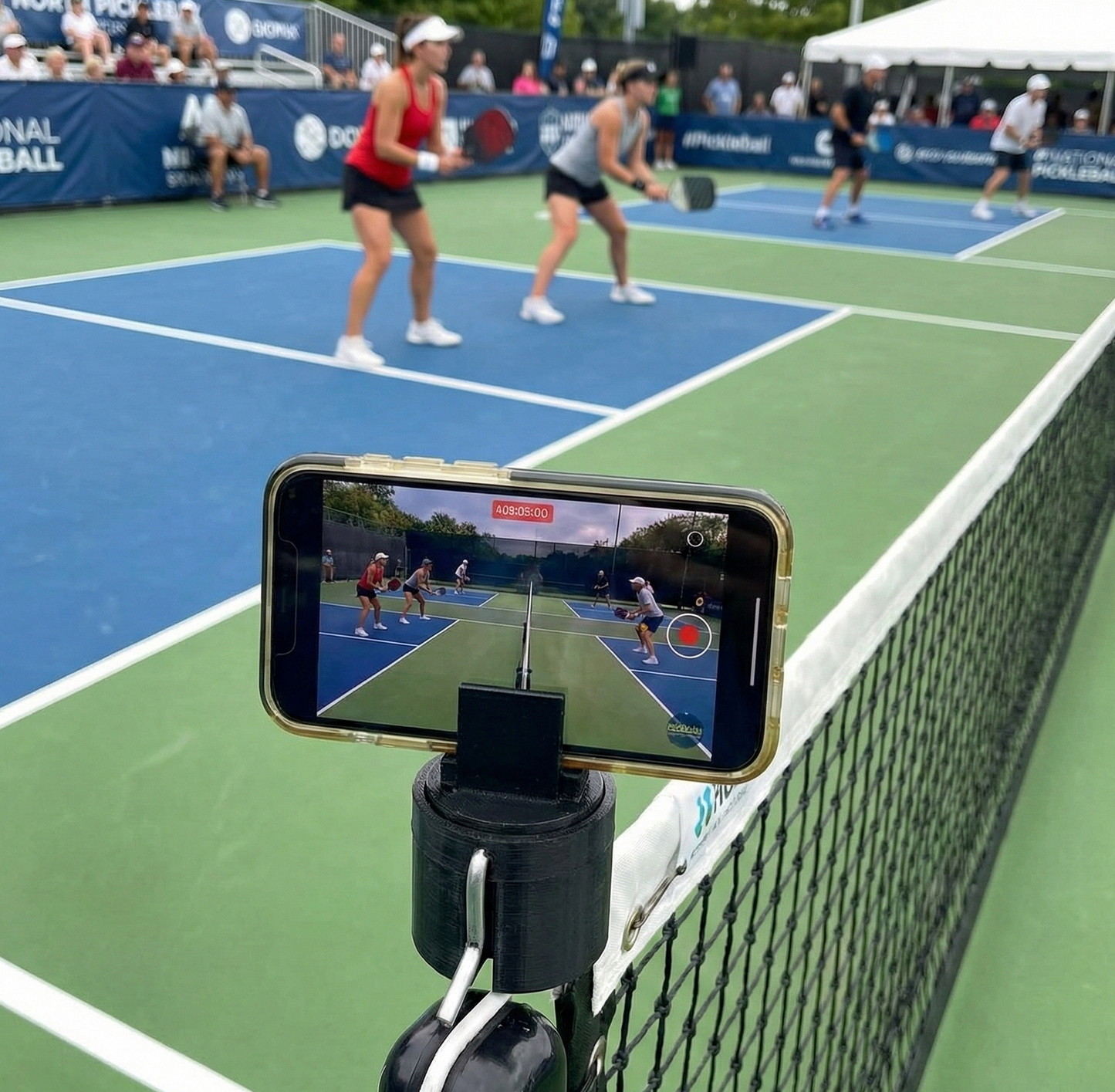 Pickleball Pro Court-Side Phone Holder